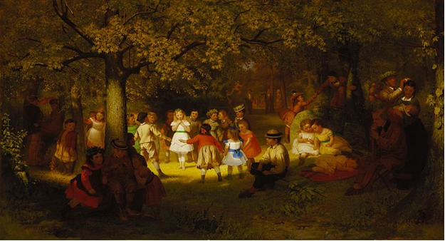 File:John George Brown - Picnic Party in the Woods (1872).jpg